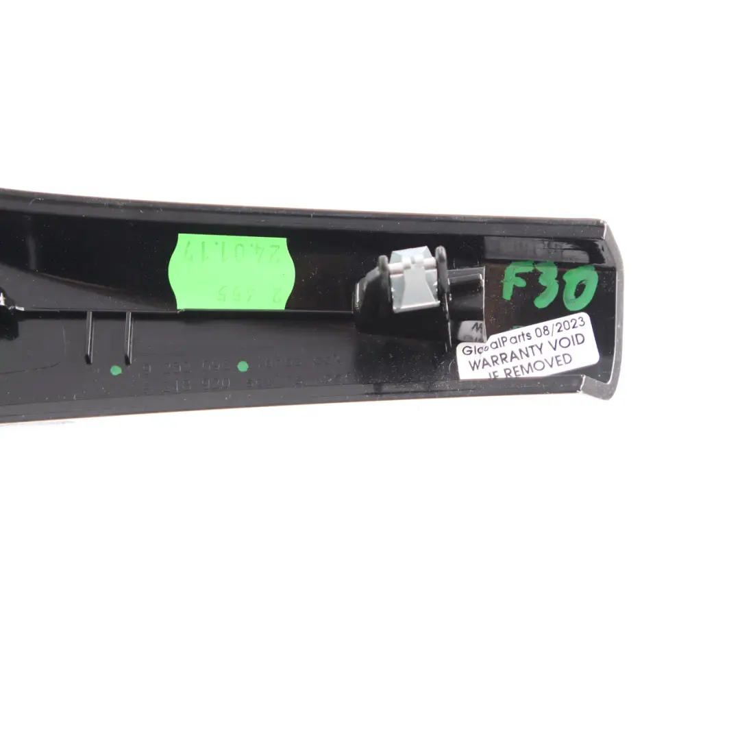 BMW F30 F31 Decor Panel Trim Dash Centre Console Cover Piano Black - SKU rhd-9232096 - Part number 9232096