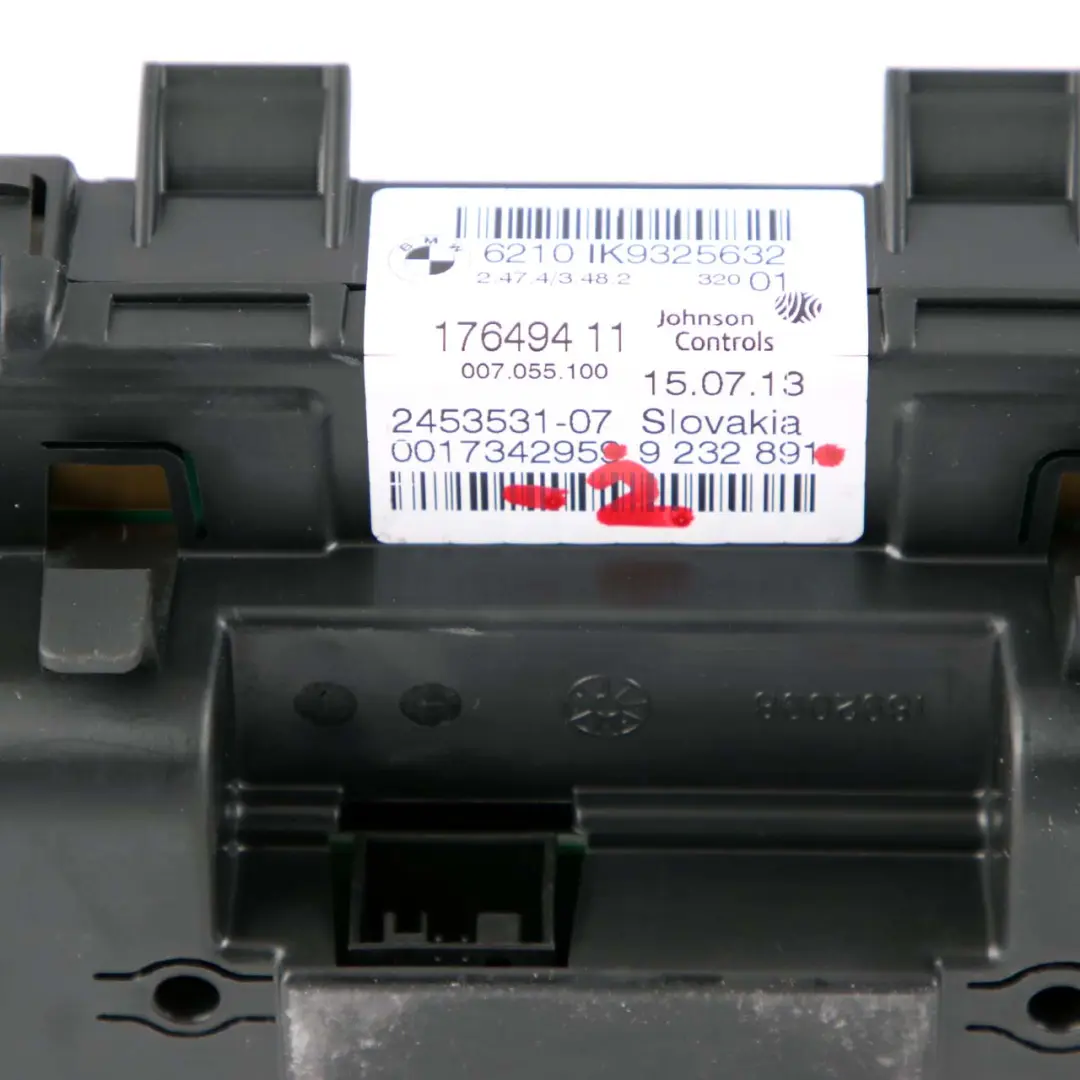 BMW 1 F20 F21 N13 N20 Speedometer Cluster Speedo Clocks MPH Manual - SKU rhd-9232891-2 - Part number 9232891