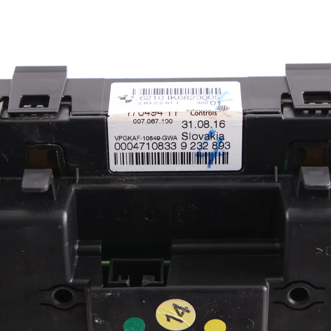  Instrument Cluster BMW F30 F31 Diesel Speedo Clocks Automatic MPH - SKU rhd-9232893-4 - Part number 9232893