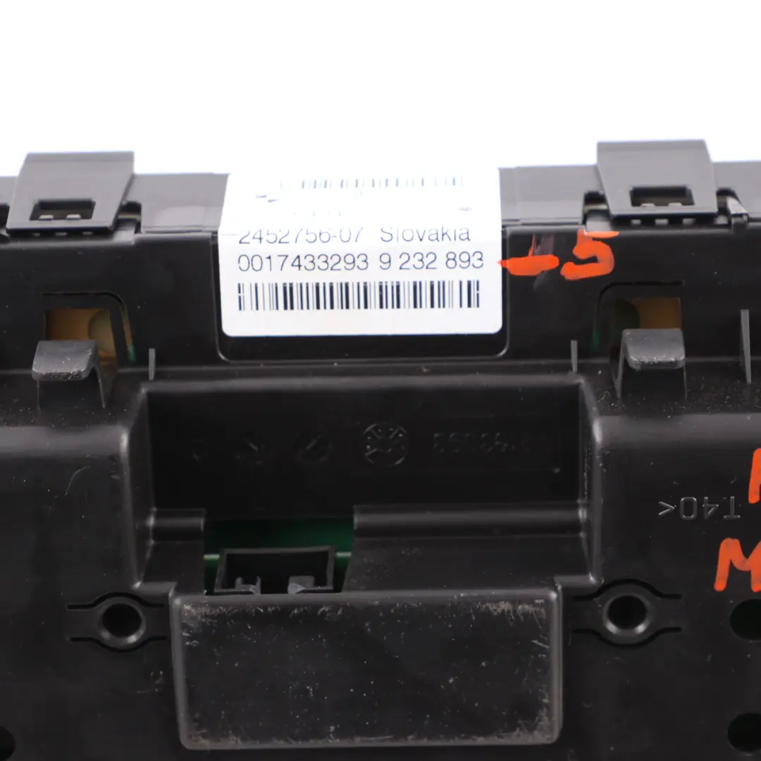 Instrument Cluster BMW F30 F31 Petrol Speedo Clocks Meter Manual MPH - SKU rhd-9232893-5 - Part number 9232893