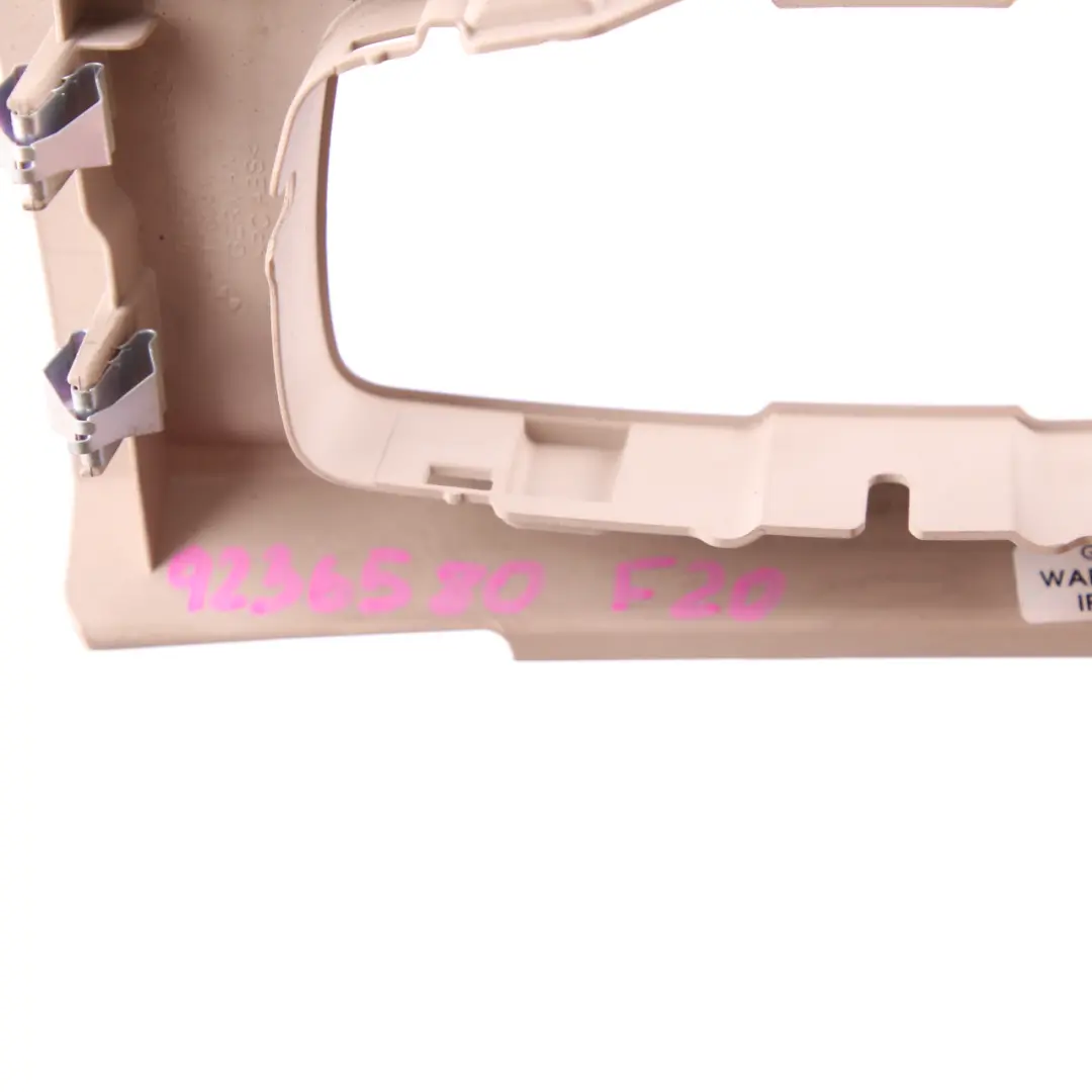 Light Switch Cover BMW F20 F21 F22 F23 LCI Surround Trim Oyster to with Part number 9236580 Light Switch Cover BMW F20 F21 F22 F23 LCI Surround Trim Oyster - SKU rhd-9236580 - Part number 9236580