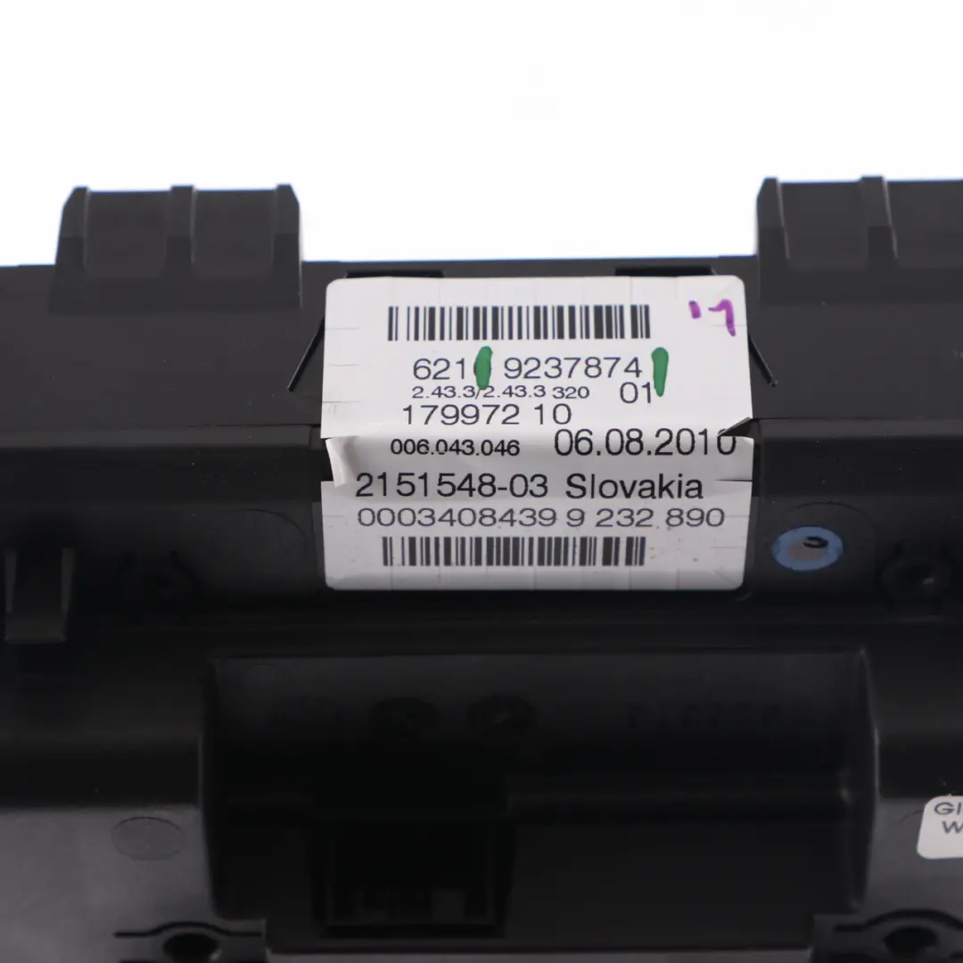 Instrument Cluster Speedo Clocks Meter Automatic to BMW X3 F25 Diesel with Part number 9237874 BMW X3 F25 Diesel Instrument Cluster Speedo Clocks Meter Automatic - SKU rhd-9237874 - Part number 9237874