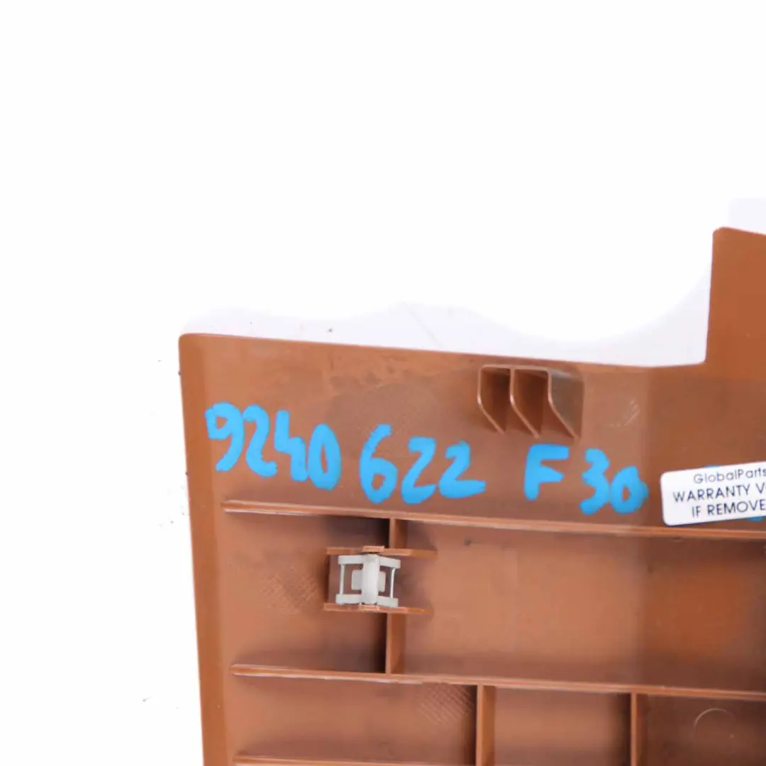 Dashboard Trim Panel BMW F30 F31 F32 Foot Controls Cover Brown to with Part number 9240622 Dashboard Trim Panel BMW F30 F31 F32 Foot Controls Cover Brown - SKU rhd-9240622 - Part number 9240622