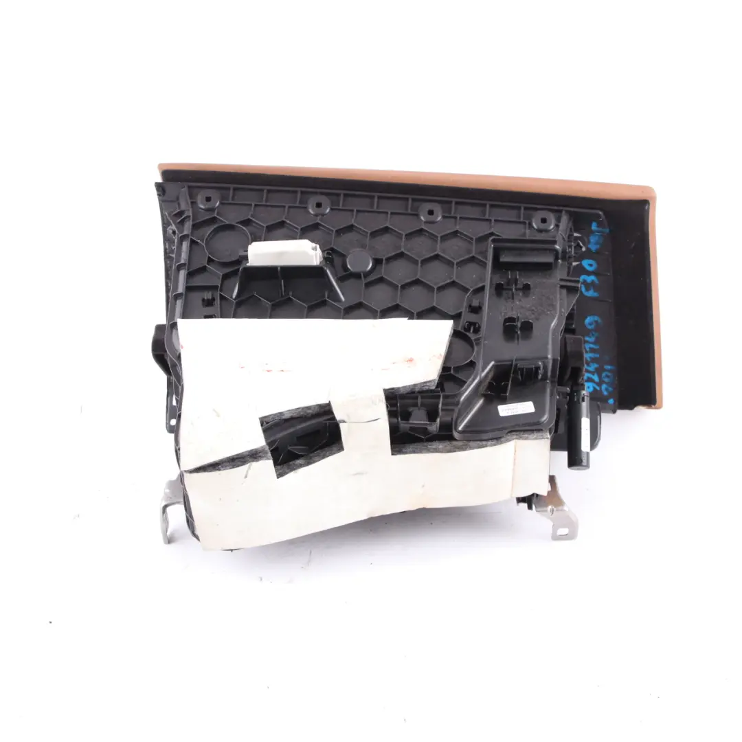Glove Box BMW F30 F31 F32 F33 F36 Glovebox Dashboard Sattelbraun to with Part number 9241149 Glove Box BMW F30 F31 F32 F33 F36 Glovebox Dashboard Sattelbraun - SKU rhd-9241149 - Part number 9241149