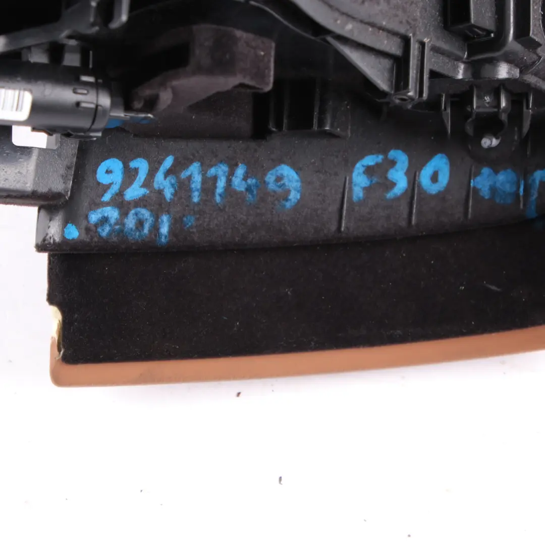  Glove Box BMW F30 F31 F32 F33 F36 Glovebox Dashboard Sattelbraun - SKU rhd-9241149 - Part number 9241149