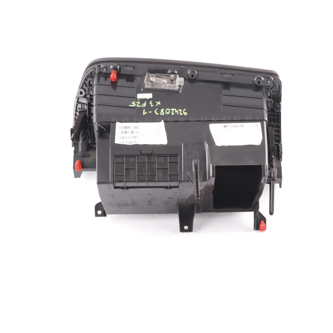  Glove Box BMW F25 F26 Dashboard Storage Tray Glovebox Black - SKU rhd-9242083-1 - Part number 9242083