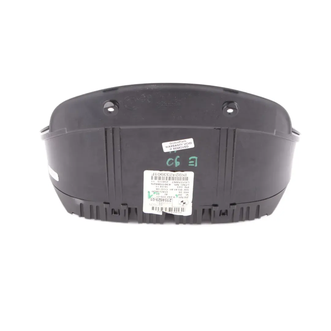 Instrument Cluster BMW E84 E90 Speedo Clocks Manual Petrol to with Part number 9242339 Instrument Cluster BMW E84 E90 Speedo Clocks Manual Petrol - SKU rhd-9242339-1 - Part number 9242339