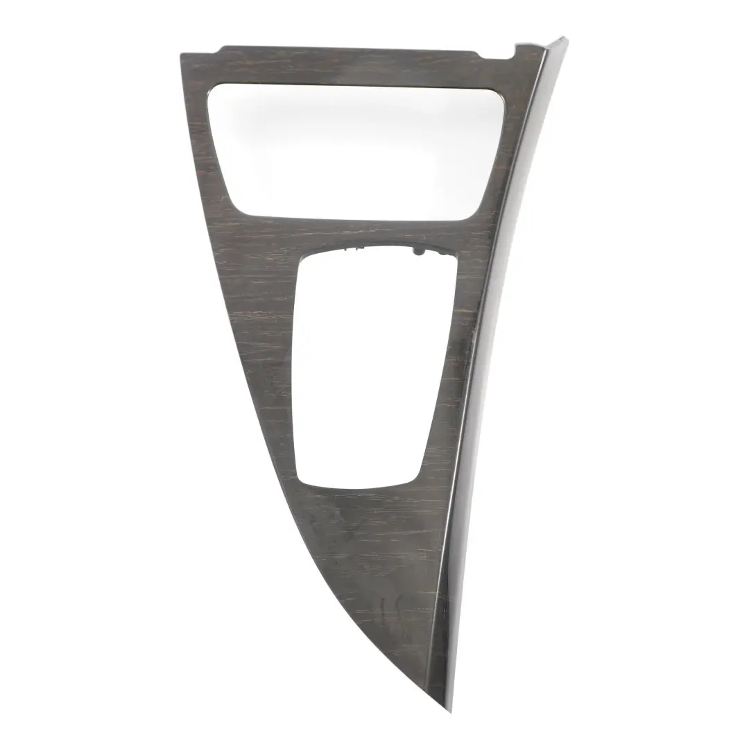  Centre Console Cover BMW F06 F13 Cup Holder Trim Panel Frame Shiny Oak Wood - SKU rhd-9242737 - Part number 9242737
