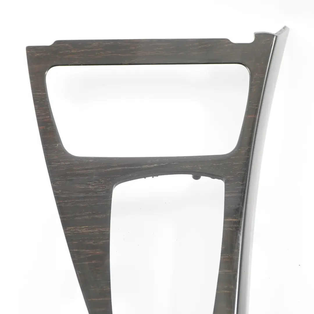  Centre Console Cover BMW F06 F13 Cup Holder Trim Panel Frame Shiny Oak Wood - SKU rhd-9242737 - Part number 9242737