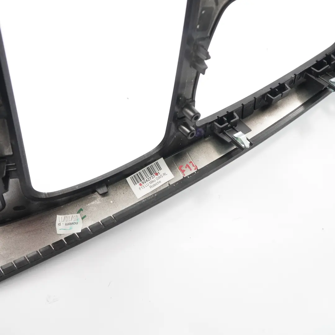 Centre Console Cover BMW F06 F13 Cup Holder Trim Panel Frame Shiny Oak Wood to with Part number 9242737 Centre Console Cover BMW F06 F13 Cup Holder Trim Panel Frame Shiny Oak Wood - SKU rhd-9242737 - Part number 9242737