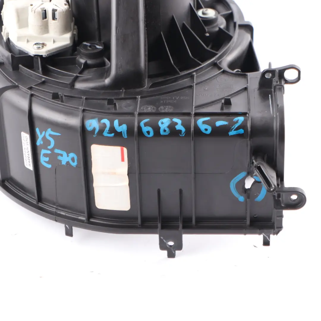 BMW X5 E70 Heater Fan Blower Unit Air Conditioning Control Unit X6 E71 - SKU rhd-9246836-2 - Part number 9246836