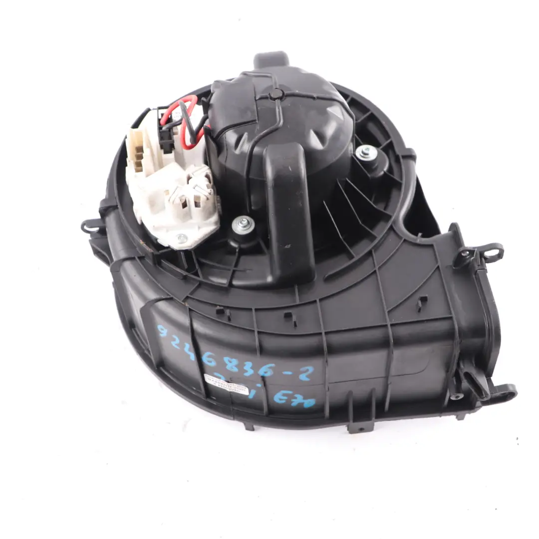 Heater Fan BMW X5 E70 X6 E71 Blower Control Unit Air Conditioning to with Part number 9246836 Heater Fan BMW X5 E70 X6 E71 Blower Control Unit Air Conditioning - SKU rhd-9246836 - Part number 9246836
