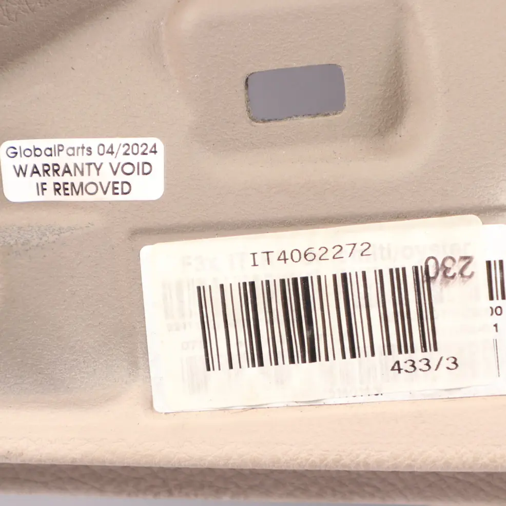  Dashboard Panel BMW F30 F31 F32 F33 F34 F36 Dash Trim Instrument Panel Oyster - SKU rhd-9248046 - Part number 9248046