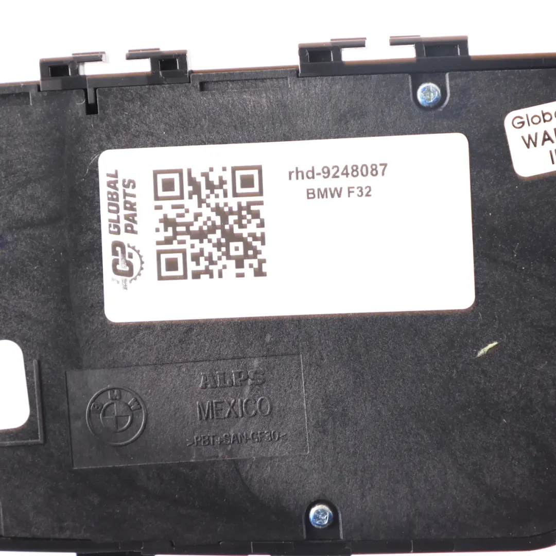 Switch BMW F21 F32 F40 F33 Sport Seat Left N/S Seat Adjustment Panel to with Part number 9248087 Switch BMW F21 F32 F40 F33 Sport Seat Left N/S Seat Adjustment Panel - SKU rhd-9248087 - Part number 9248087