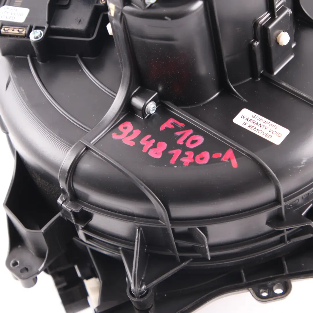 BMW F01 F10 F11 F12 Air Heater Fan Blower Unit Motor - SKU rhd-9248170-1 - Part number 9248170