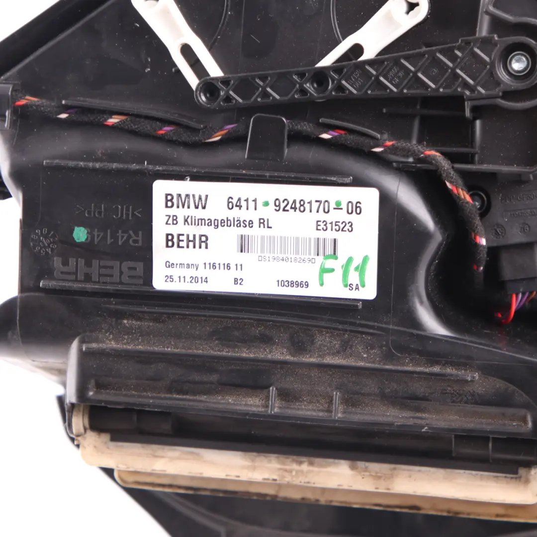 Heater Fan Blower Unit Motor to BMW F01 F10 F11 F12 Air with Part number 9248170 BMW F01 F10 F11 F12 Air Heater Fan Blower Unit Motor - SKU rhd-9248170-1 - Part number 9248170