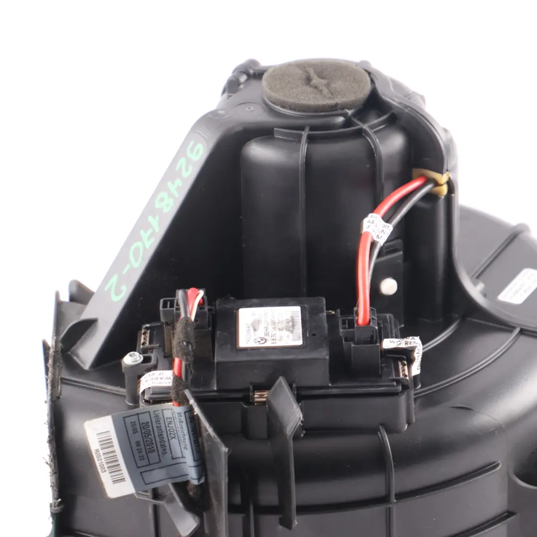 BMW F01 F10 F11 F12 Air Heater Fan Blower Unit Motor - SKU rhd-9248170-2 - Part number 9248170
