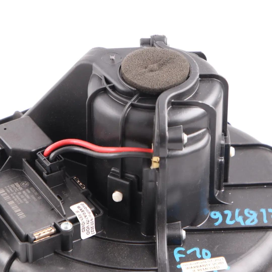 BMW F01 F10 F11 F12 Air Heater Fan Blower Unit Motor - SKU rhd-9248170-3 - Part number 9248170