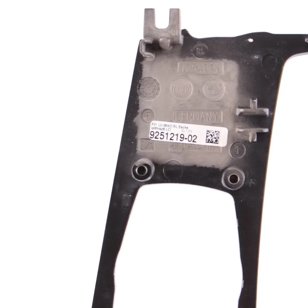 BMW F01 F02 LCI Centre Console Cover Trim Wood Ash Anthracite 9251219 - SKU rhd-9251232 - Part number 9251232