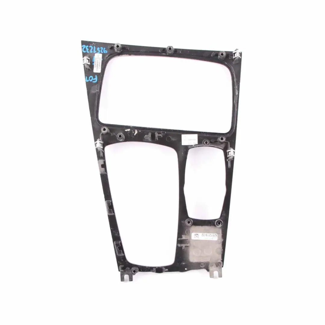 BMW F01 F02 LCI Centre Console Cover Trim Wood Ash Anthracite 9251219 - SKU rhd-9251232 - Part number 9251232