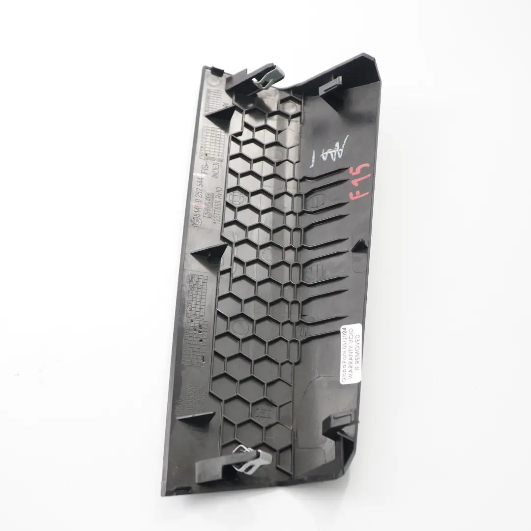 Dashboard Panel Driver Side Trim Lower Centerstack Cover to BMW X5 F15 with Part number 9252544 BMW X5 F15 Dashboard Panel Driver Side Trim Lower Centerstack Cover - SKU rhd-9252544 - Part number 9252544