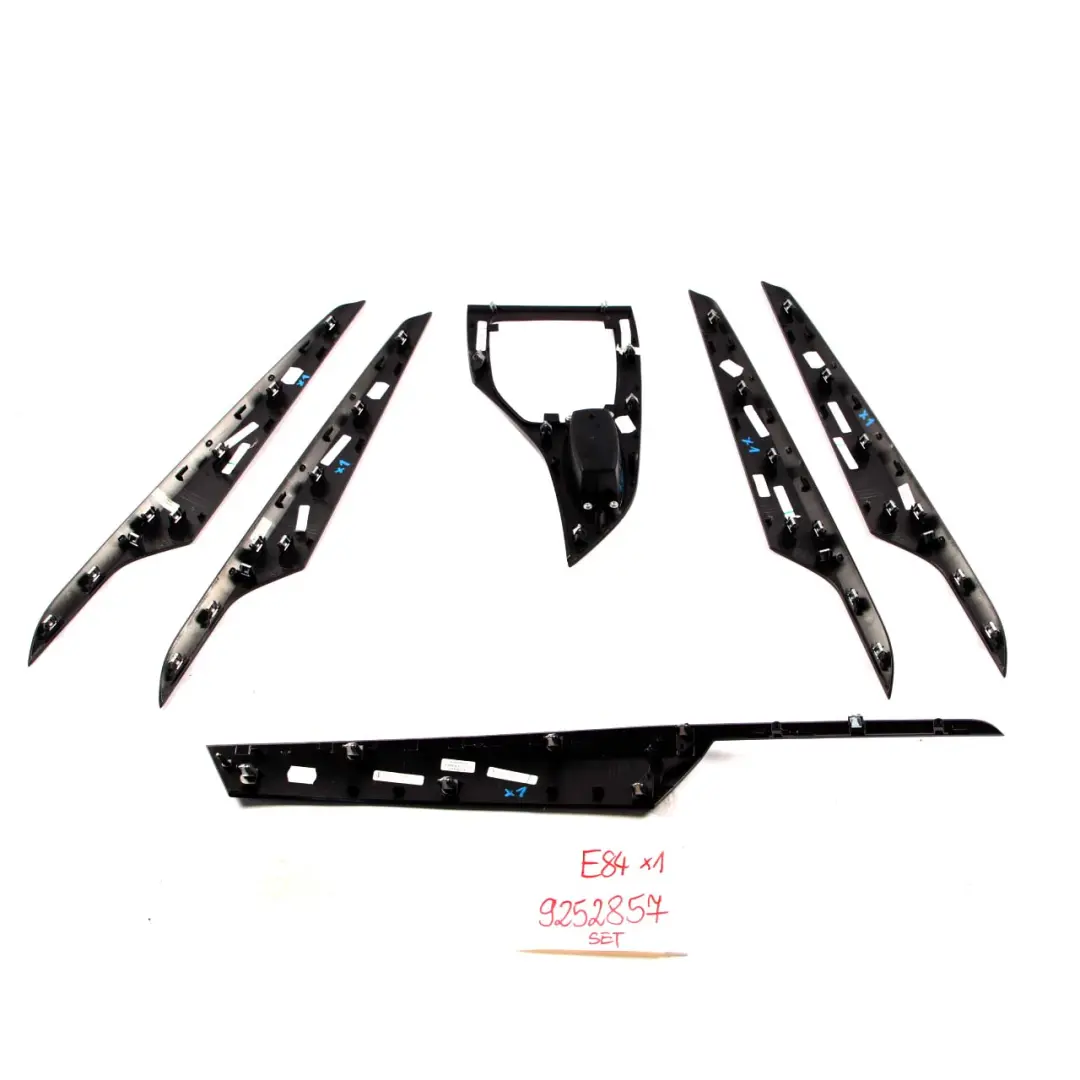 Set Trim Strip Dashboard Dash Cover Centre Console Handle Dark Copper to BMW X1 E84 with Part number 9252857 BMW X1 E84 Set Trim Strip Dashboard Dash Cover Centre Console Handle Dark Copper - SKU rhd-9252857 - Part number 9252857