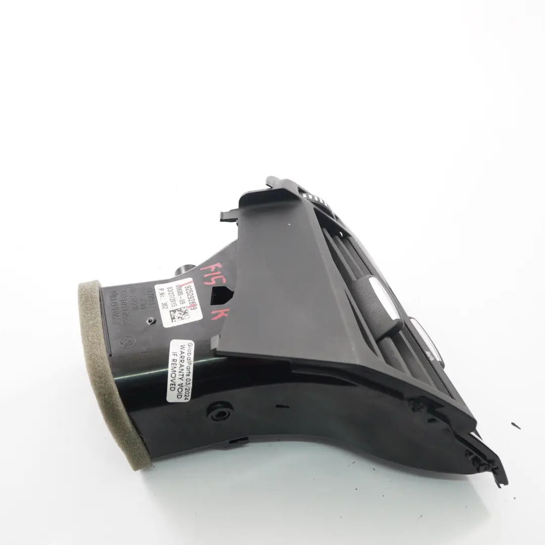 Dashboard Air Vent BMW X5 F15 X6 F16 Right O/S Dash Nozzle Grill to with Part number 9252926 Dashboard Air Vent BMW X5 F15 X6 F16 Right O/S Dash Nozzle Grill - SKU rhd-9252926 - Part number 9252926