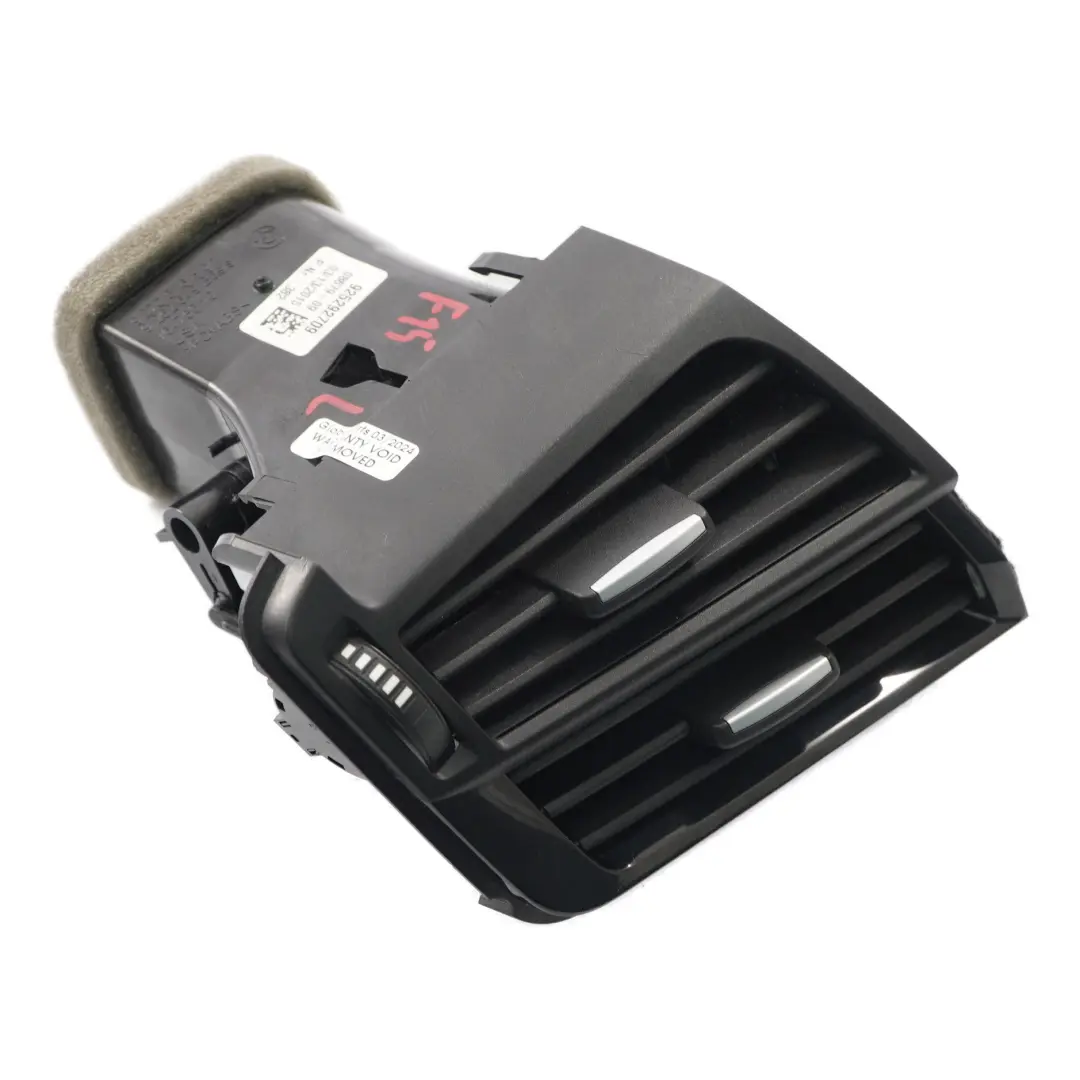 Dashboard Air Vent BMW X5 F15 X6 F16 Left N/S Dash Nozzle Grill to with Part number 9252927 Dashboard Air Vent BMW X5 F15 X6 F16 Left N/S Dash Nozzle Grill - SKU rhd-9252927 - Part number 9252927