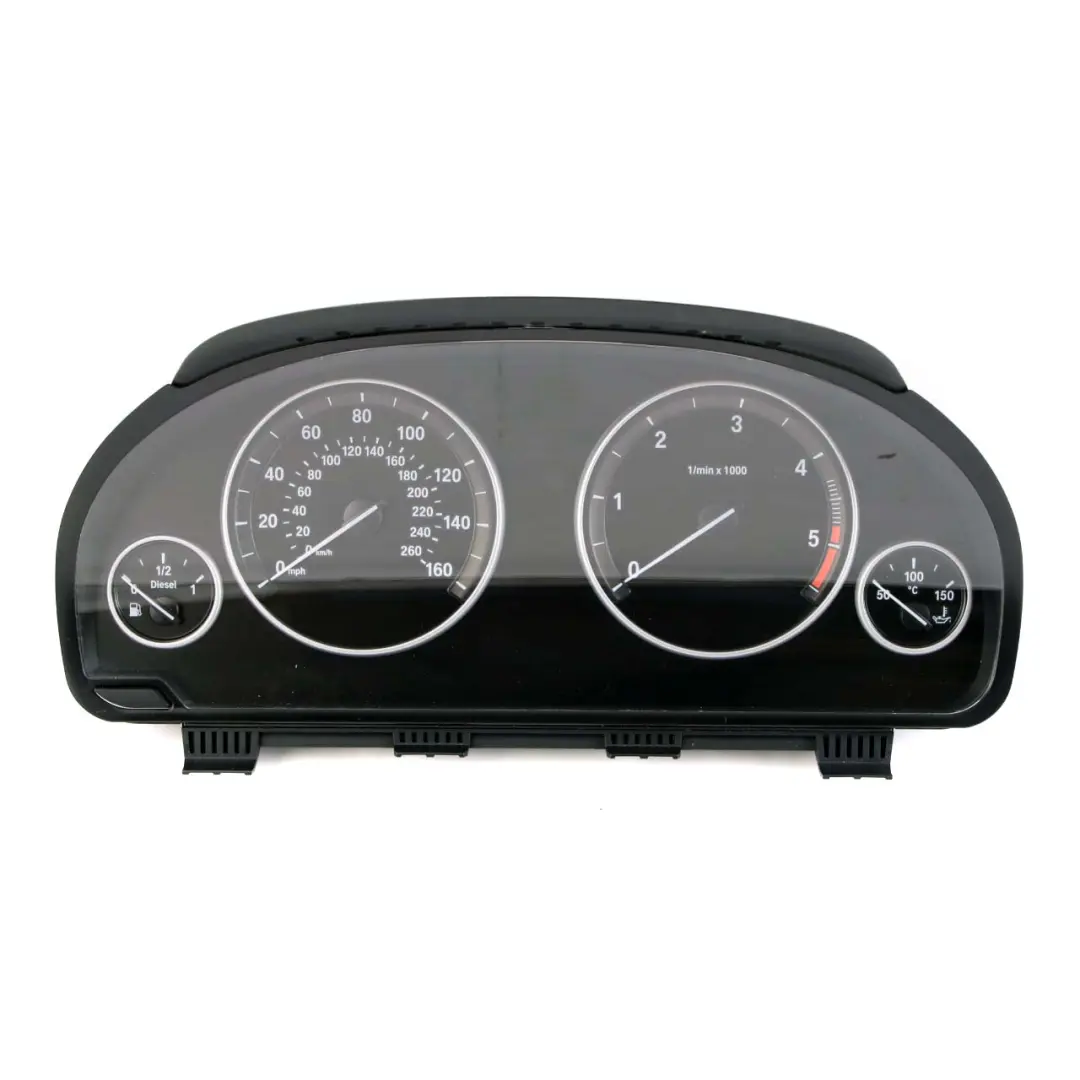 BMW 5 Series F10 Diesel Instrument Cluster Speedo Clocks Automatic - SKU rhd-9255591 - Part number 9255591