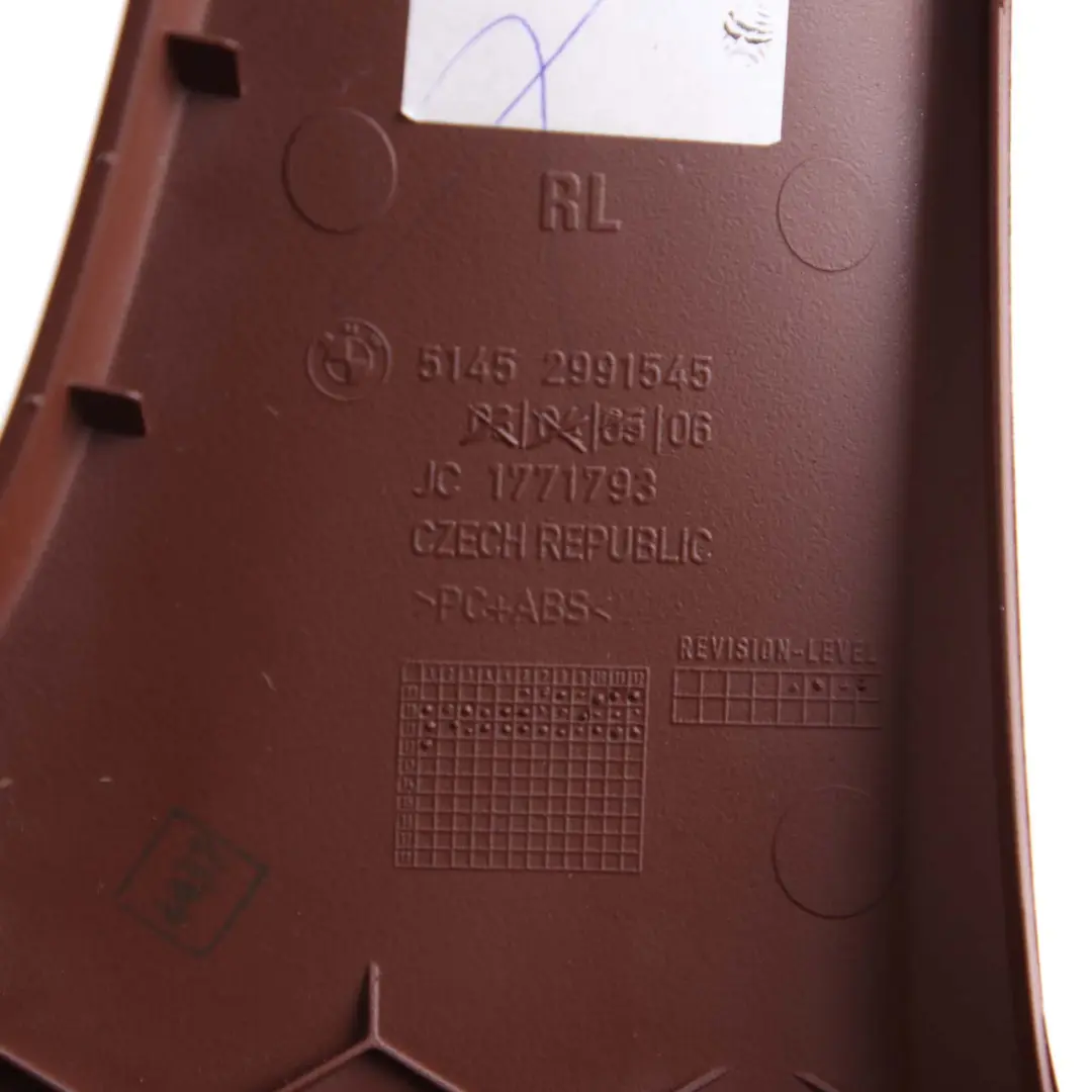 BMW E84 Trim Dashboard Dash Cover Passenger's Side Bottom Terra 2991545 - SKU rhd-9257644 - Part number 9257644