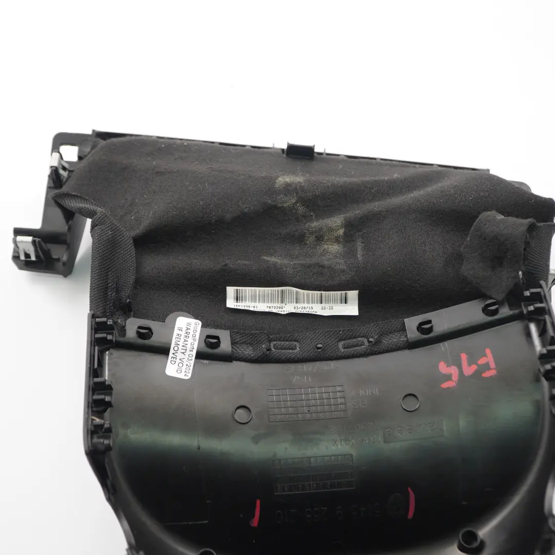 Steering Column Cover Surround Trim Cowl Top Upper Black to BMW X5 F15 with Part number 9258210 BMW X5 F15 Steering Column Cover Surround Trim Cowl Top Upper Black - SKU rhd-9258210 - Part number 9258210