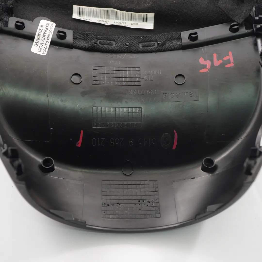 Steering Column Cover Surround Trim Cowl Top Upper Black to BMW X5 F15 with Part number 9258210 BMW X5 F15 Steering Column Cover Surround Trim Cowl Top Upper Black - SKU rhd-9258210 - Part number 9258210