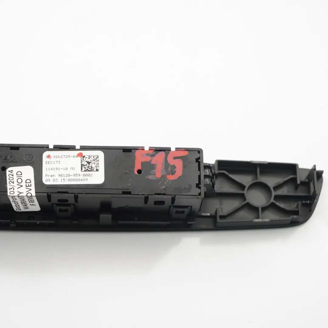 BMW X5 F15 Centre Console Control Panel Switch Button PDC ESP Sport - SKU rhd-9262725 - Part number 9262725