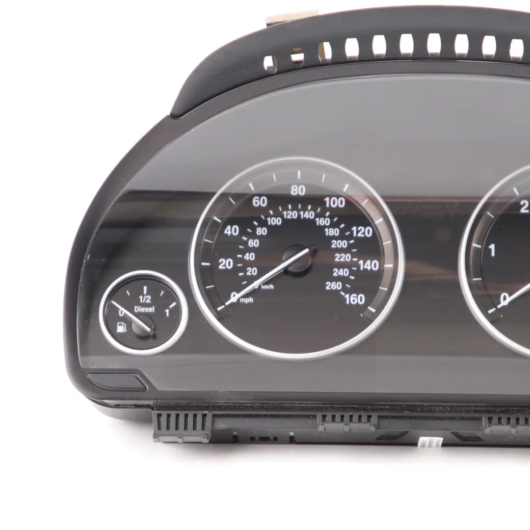 Instrument Cluster BMW F10 F11 Diesel Speedo Meter Clocks Manual to with Part number 9265181 Instrument Cluster BMW F10 F11 Diesel Speedo Meter Clocks Manual - SKU rhd-9265181-1 - Part number 9265181