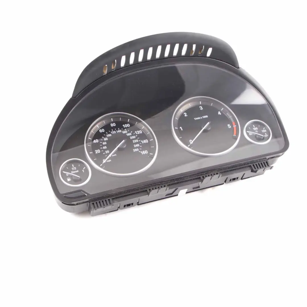 Instrument Cluster BMW F10 F11 Diesel Speedo Meter Clocks Manual to with Part number 9265181 Instrument Cluster BMW F10 F11 Diesel Speedo Meter Clocks Manual - SKU rhd-9265181-1 - Part number 9265181