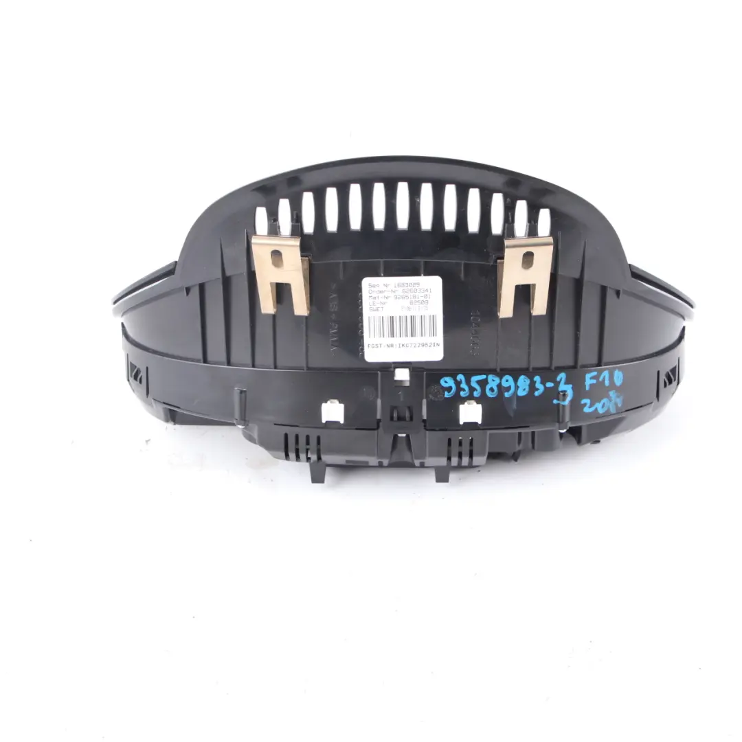  Instrument Cluster BMW F10 F11 Diesel Speedo Meter Clocks Automatic - SKU rhd-9265181 - Part number 9265181