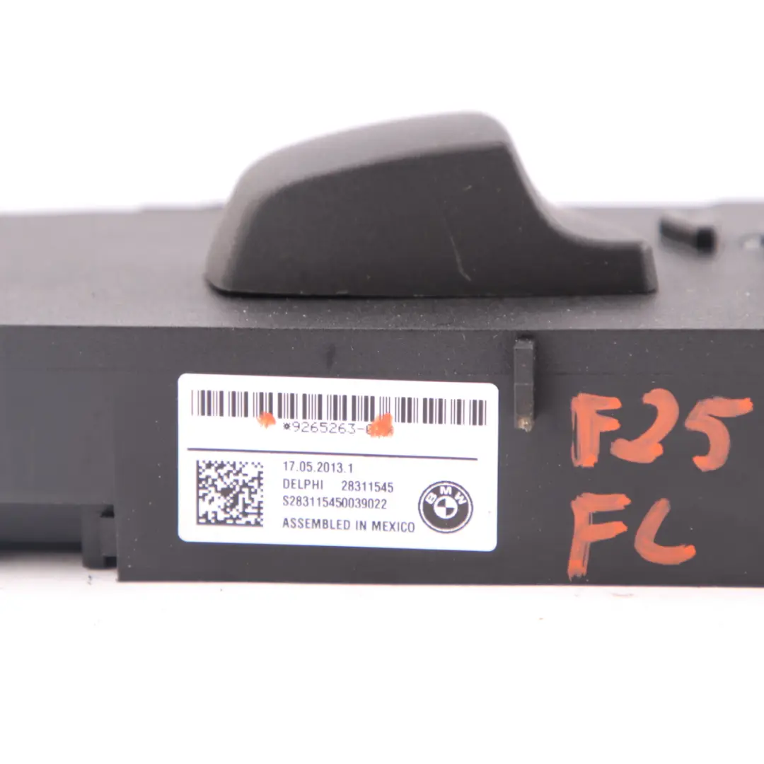 BMW E87 E90 E92 Front Left Seat N/S Adjusting Switch Knob Panel - SKU rhd-9265263 - Part number 9265263