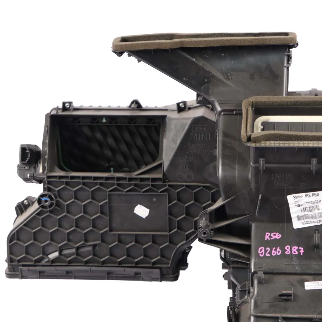 Mini Cooper One R56 R57 R58 R59 Heater Blower Matrix Box Valeo - SKU rhd-9266887 - Part number 9266887