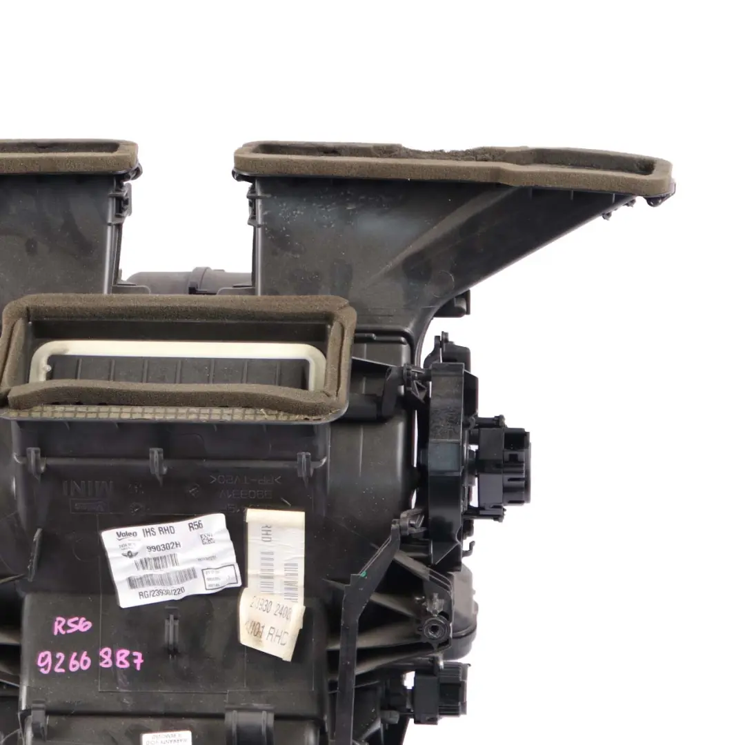 Mini Cooper One R56 R57 R58 R59 Heater Blower Matrix Box Valeo - SKU rhd-9266887 - Part number 9266887