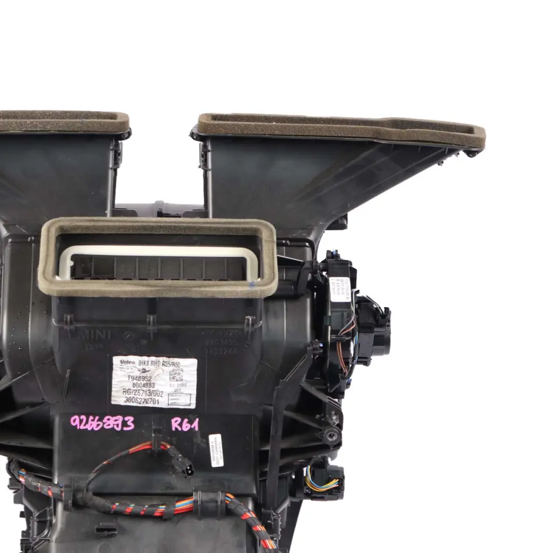 Mini R55 R60 Clubman Countryman Heater Blower Matrix Box Diesel Valeo 9318359 - SKU rhd-9266893 - Part number 9266893