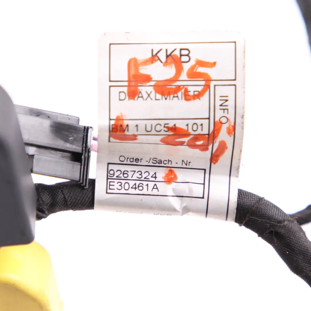 Wiring Loom Cable Seat Passenger's Side Set Memory to BMW X3 F25 with Part number 9267324 BMW X3 F25 Wiring Loom Cable Seat Passenger's Side Set Memory - SKU rhd-9267324 - Part number 9267324