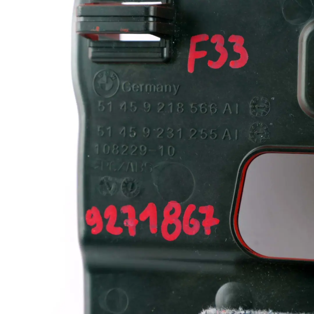 Dashboard Dash Trim Panel Foot Controls Coral Red 9218566 to BMW 4 Series F32 F33 with Part number 9271867 BMW 4 Series F32 F33 Dashboard Dash Trim Panel Foot Controls Coral Red 9218566 - SKU rhd-9271867 - Part number 9271867