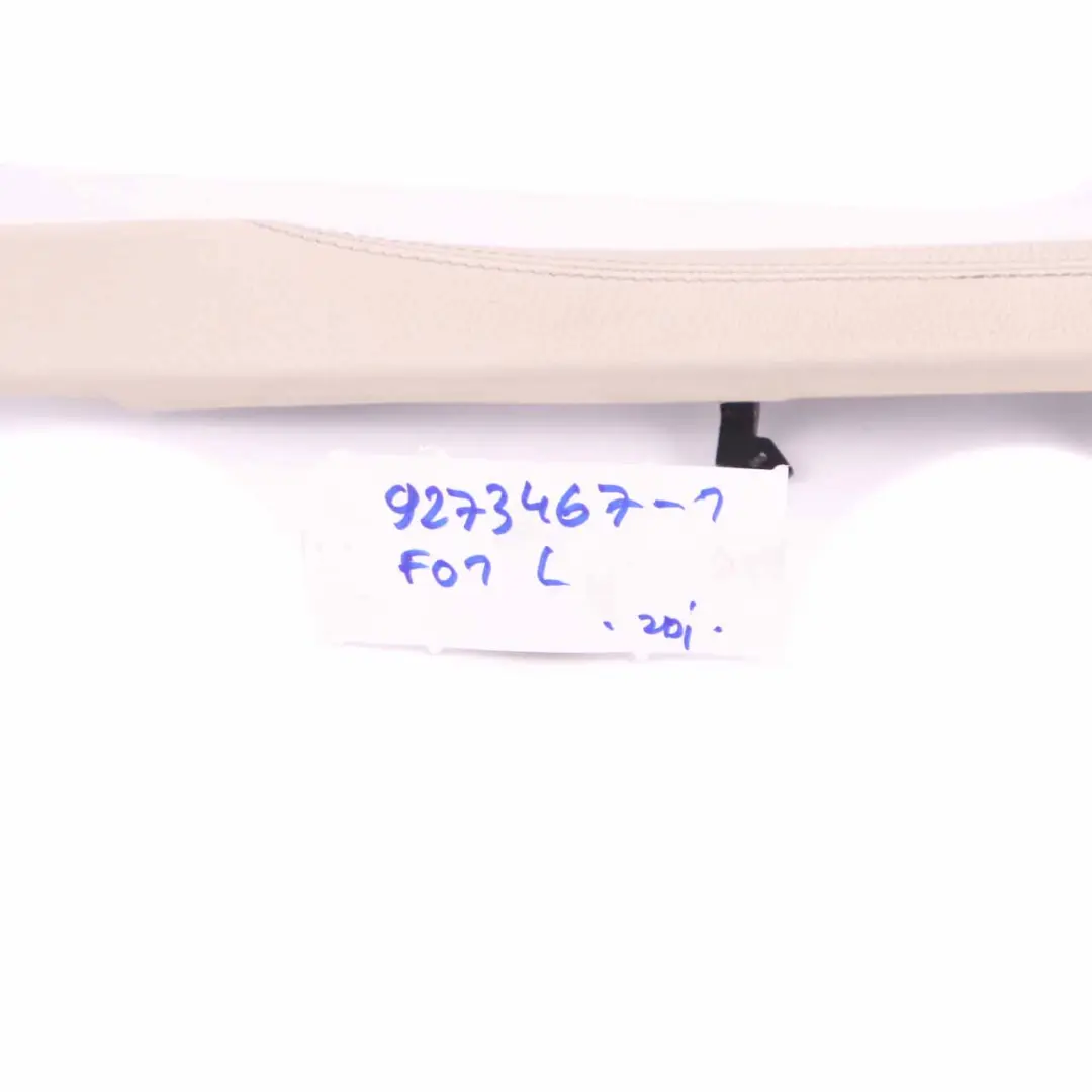 Centre Console Trim BMW F01 F02 LCI 1 Panel Left N/S Elfenbeinweiss to with Part number 9273467 Centre Console Trim BMW F01 F02 LCI 1 Panel Left N/S Elfenbeinweiss - SKU rhd-9273467-1 - Part number 9273467