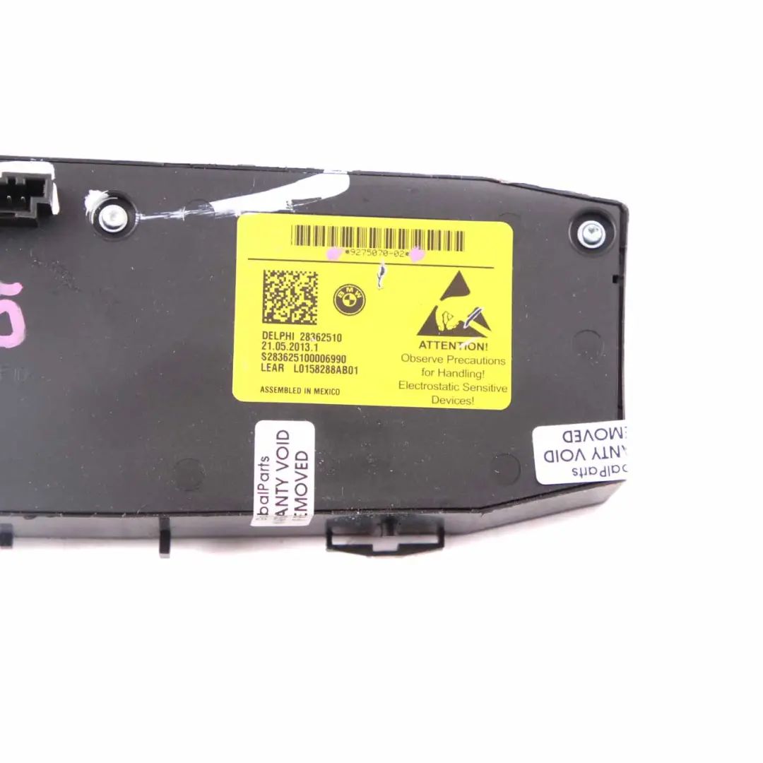 BMW E81 E87 E90 E92 F25 Switch Seat Adjusting Front Right O/S - SKU rhd-9275070 - Part number 9275070