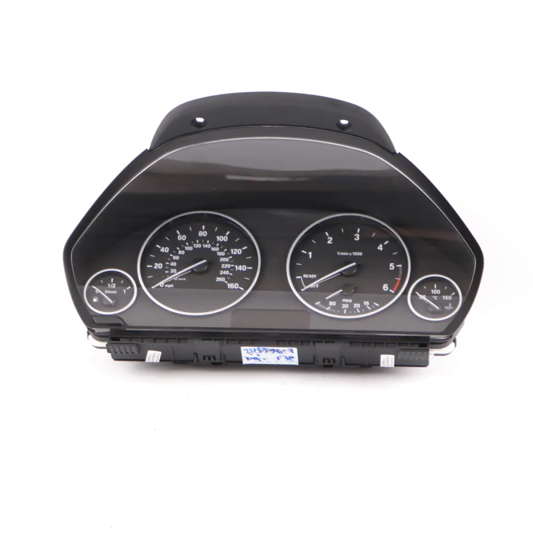 Instrument Cluster BMW F30 F31 F32 Diesel Speedo Clocks Meter Manual to with Part number 9277582 Instrument Cluster BMW F30 F31 F32 Diesel Speedo Clocks Meter Manual - SKU rhd-9277582 - Part number 9277582