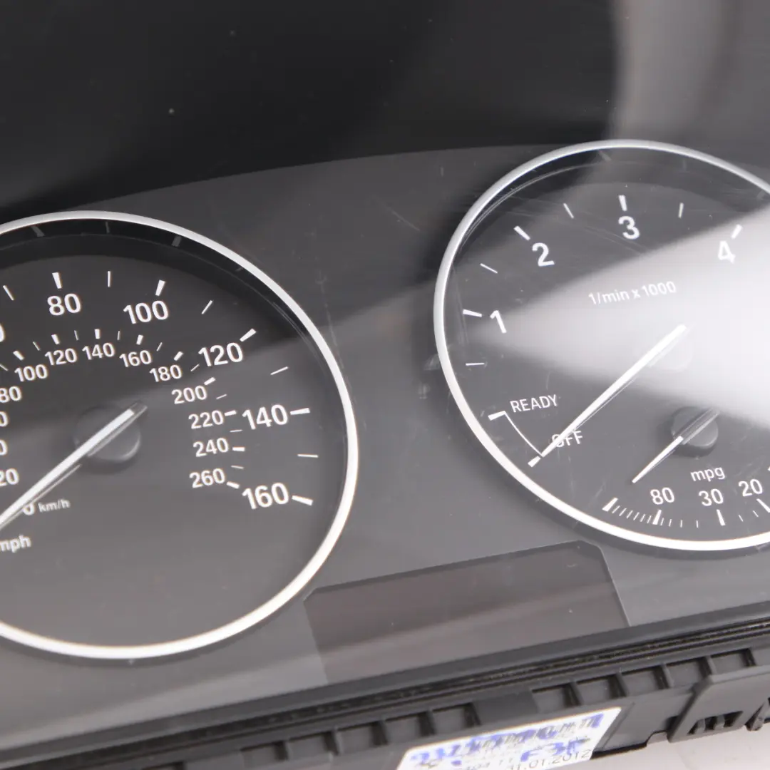 Instrument Cluster BMW F30 F31 F32 Diesel Speedo Clocks Meter Manual to with Part number 9277582 Instrument Cluster BMW F30 F31 F32 Diesel Speedo Clocks Meter Manual - SKU rhd-9277582 - Part number 9277582