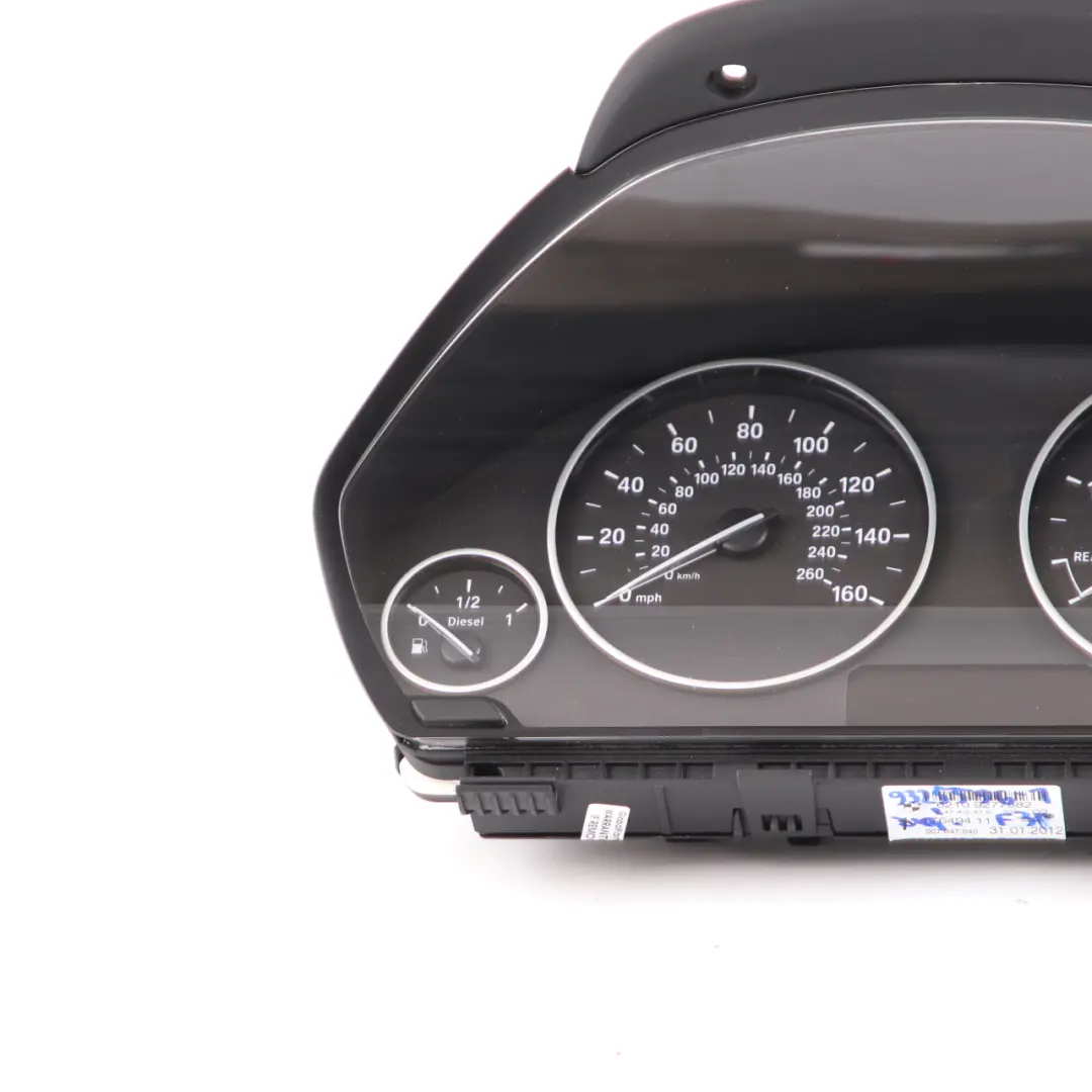 Instrument Cluster BMW F30 F31 F32 Diesel Speedo Clocks Meter Manual to with Part number 9277582 Instrument Cluster BMW F30 F31 F32 Diesel Speedo Clocks Meter Manual - SKU rhd-9277582 - Part number 9277582