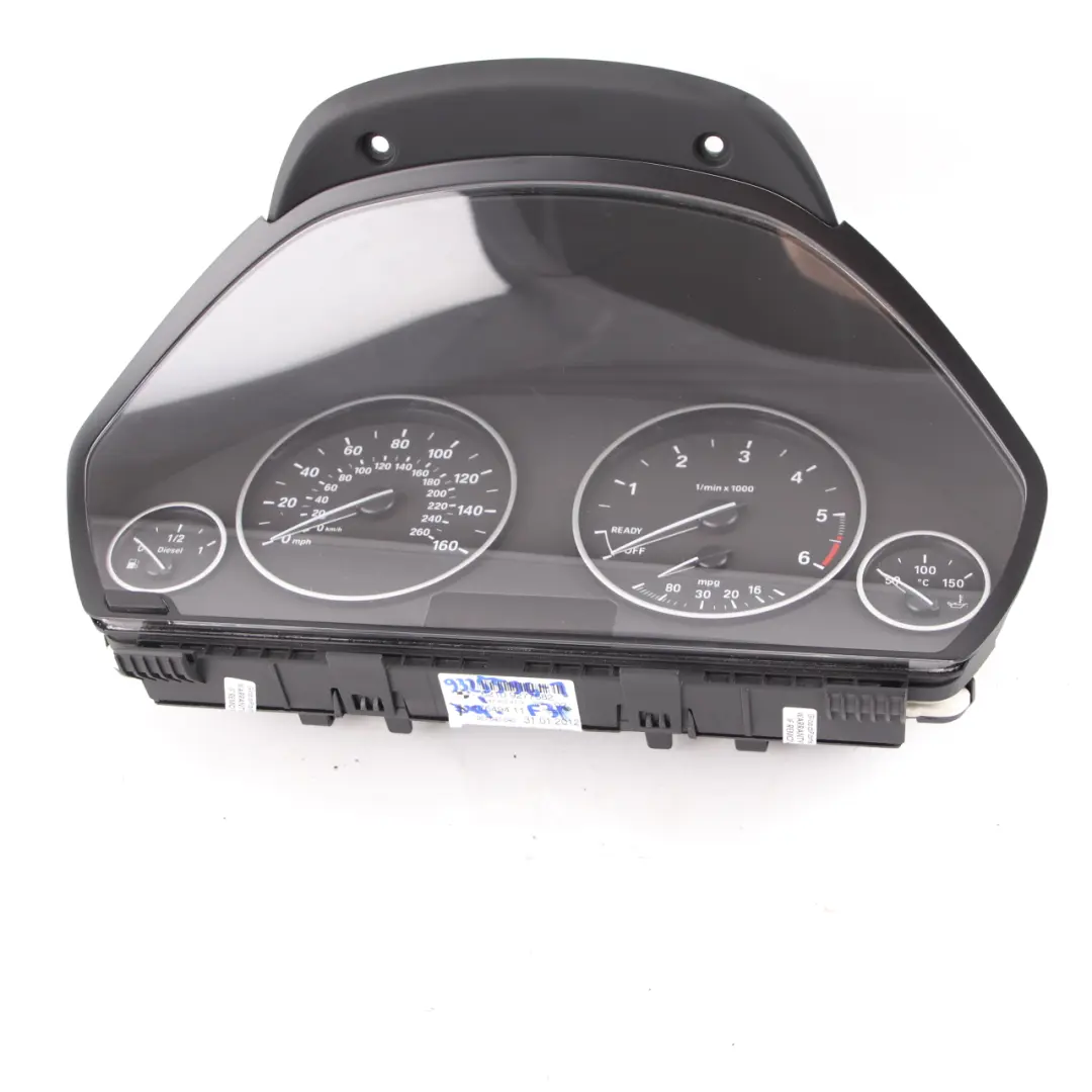 Instrument Cluster BMW F30 F31 F32 Diesel Speedo Clocks Meter Manual to with Part number 9277582 Instrument Cluster BMW F30 F31 F32 Diesel Speedo Clocks Meter Manual - SKU rhd-9277582 - Part number 9277582