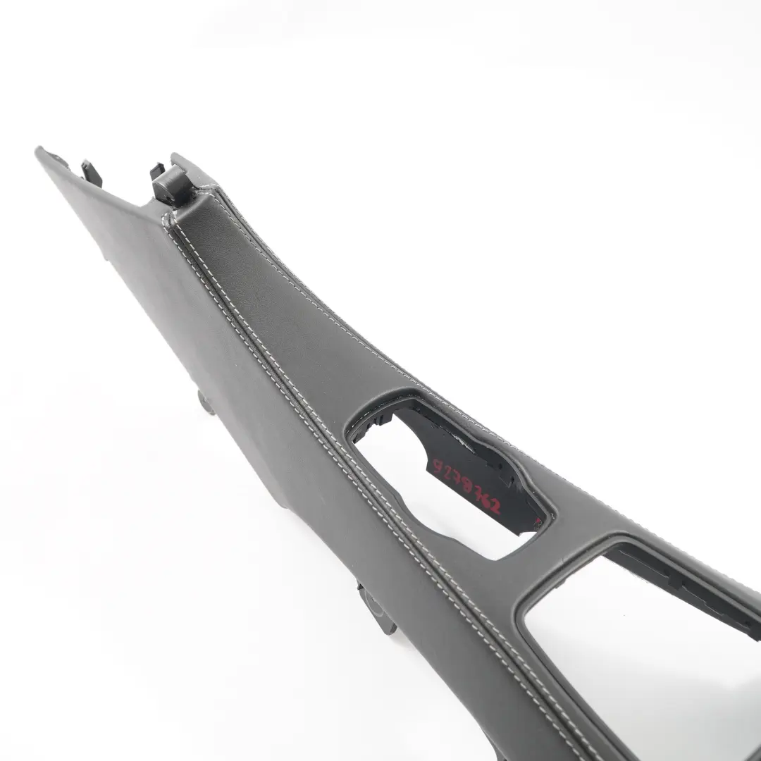 Centre Console Trim BMW F06 F12 F13 Interior Panel Cover Leather Black to with Part number 9278762 Centre Console Trim BMW F06 F12 F13 Interior Panel Cover Leather Black - SKU rhd-9278762 - Part number 9278762