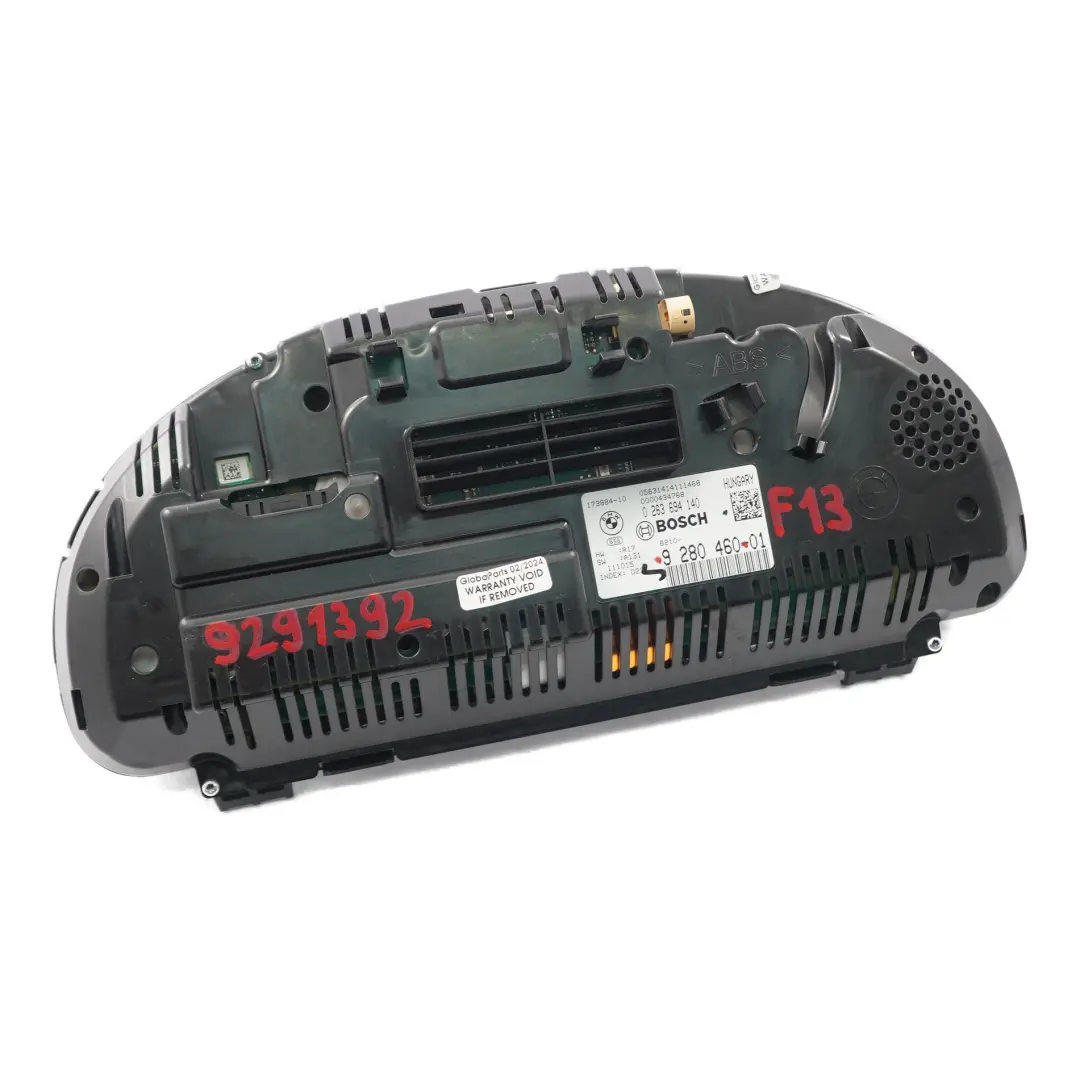 Instrument Cluster BMW F12 F13 Petrol Speedo Clocks Meter Automatic to with Part number 9280460 Instrument Cluster BMW F12 F13 Petrol Speedo Clocks Meter Automatic - SKU rhd-9280460 - Part number 9280460